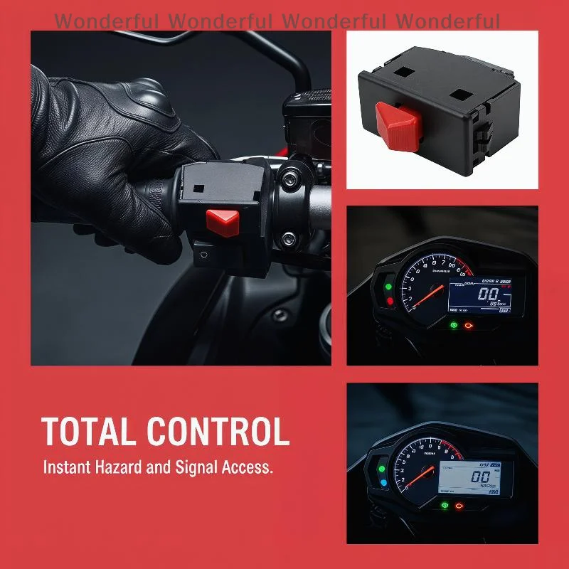 Durable GY6 Switch Button for 50cc 125cc Scooters with Long-lasting Functionality