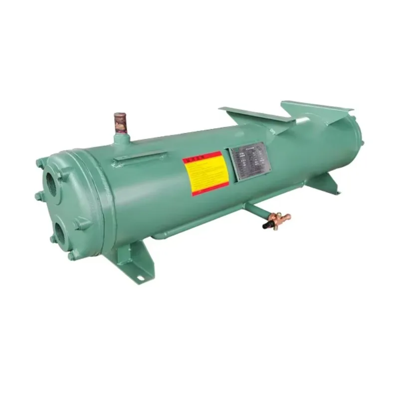 

CE Standard R22/R407C Shell and Tube Condenser Titanium Heat Exchanger Industrial Heat Pump Condenser for Boat