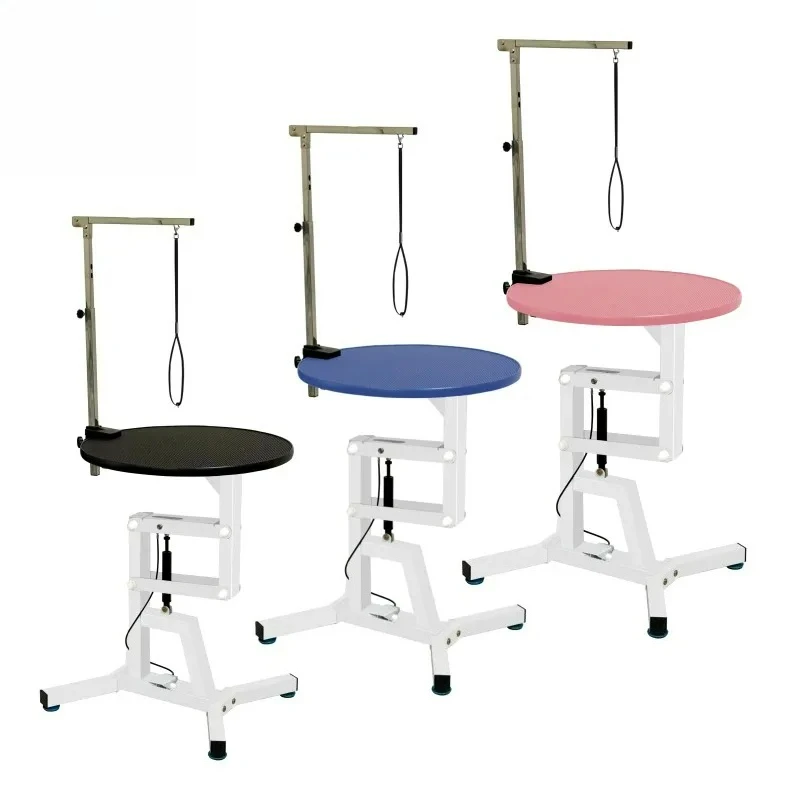Factory Direct 2026 Top Rated Hydraulic Pet Grooming Table - 360° Rotating Dog Salon, Anti-Slip Platform, Foldable Haircut