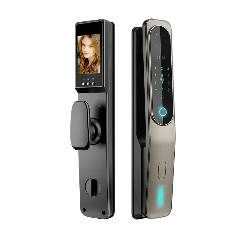 2025 Premium Products  Home anti-theft door lock automatic smart password lock with surveillance camera fingerprint