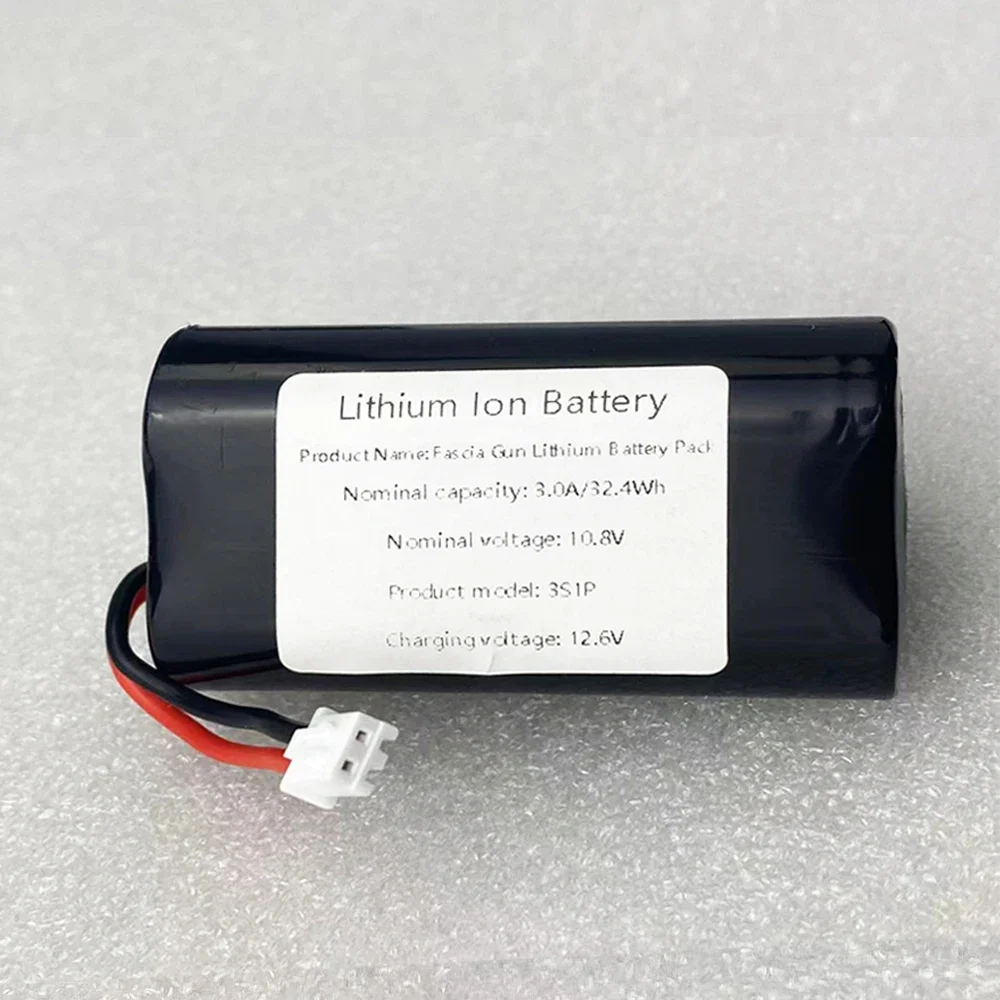 10.8V 3000mAh Rechargeable Lithium Battery Pack Suitable For Fascia Guns, Massager Special Tool Batteries