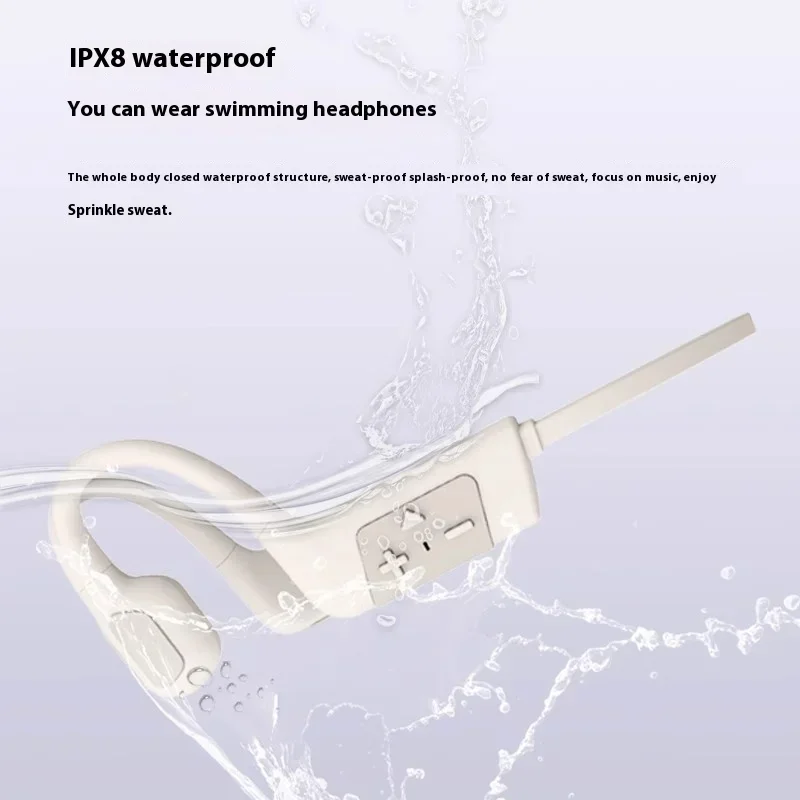 DaiLing S800 Bone Conduction Headset Bluetooth Wireless Earphone 360°Pro Surround Range Call Noise Reduction IPX8 Waterproof