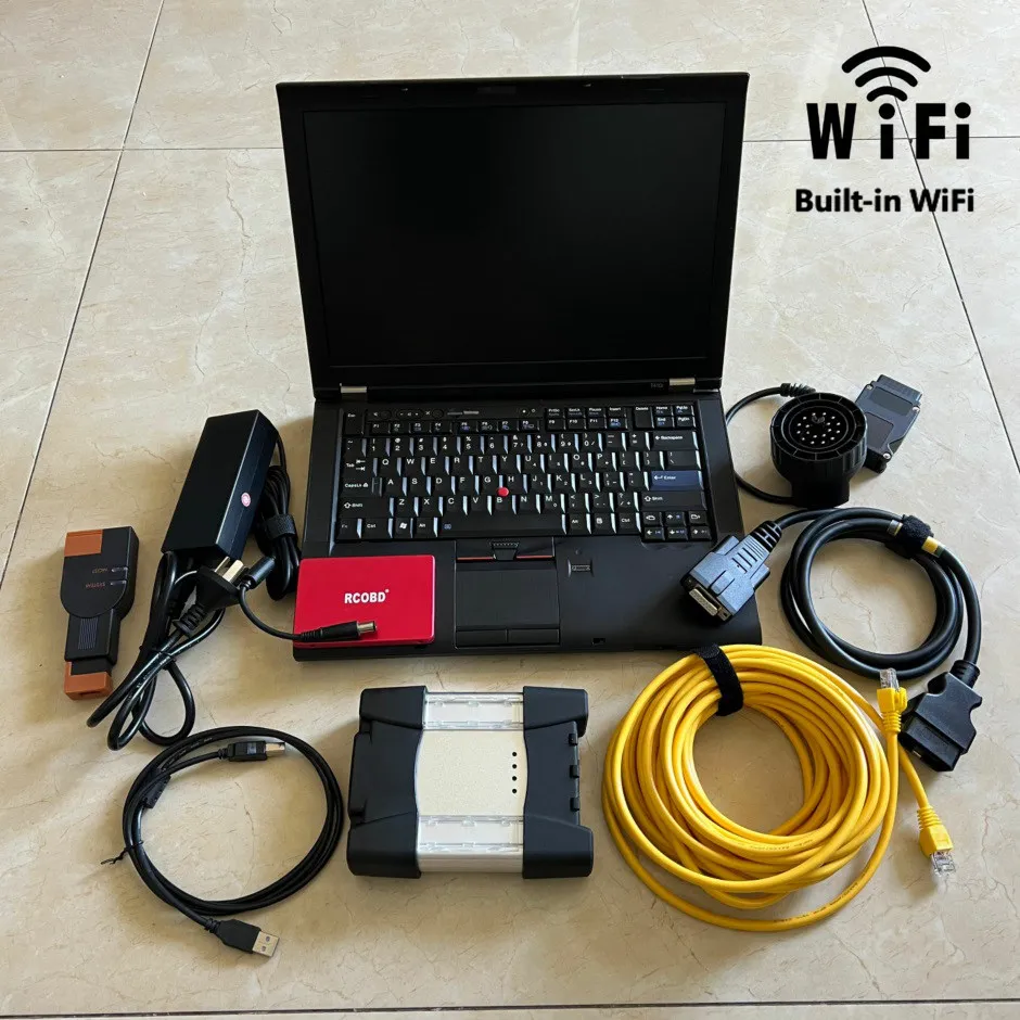 WIFI Icom Next for Bmw Diagnistic & Programming with Software 2024.11 960gb SSD in Laptop T410 i5 4gb 2years warranty