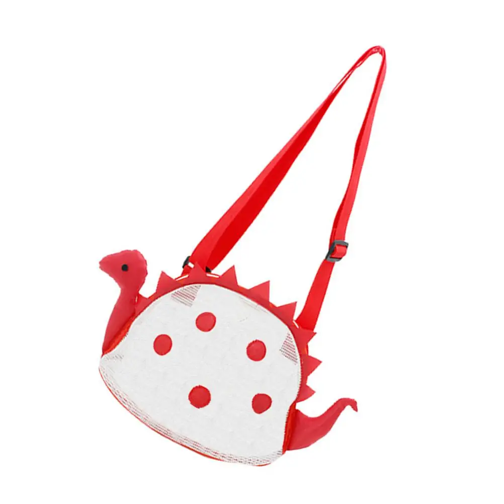 

Kids Beach Bag Lightweight Mesh Storage Dinosaur S Toy Bags Breathable PVC Material Sturdy Durability Collecting Treasures