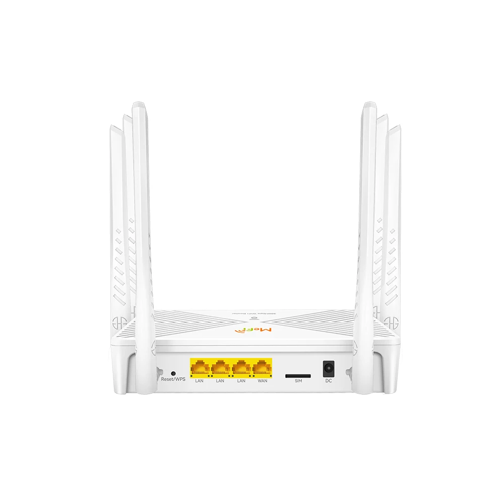 4G LTE router 300Mbps 6-antenna wireless Wifi modem hotspot Cat 4 plug and play Mobile hotspots and security cameras for travel.