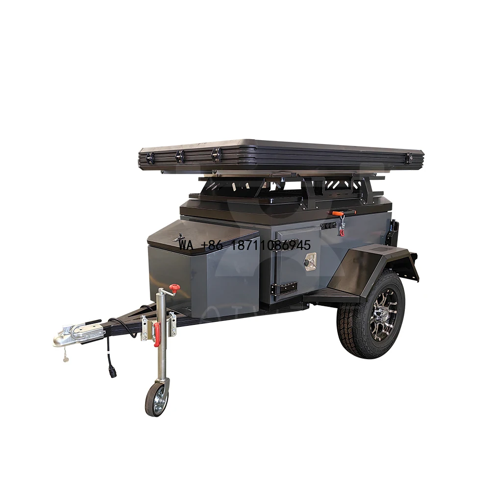 （Factory Direct Sale）Off Road Teardrop Camper Travel Trailer With Independent Suspension camping trailer