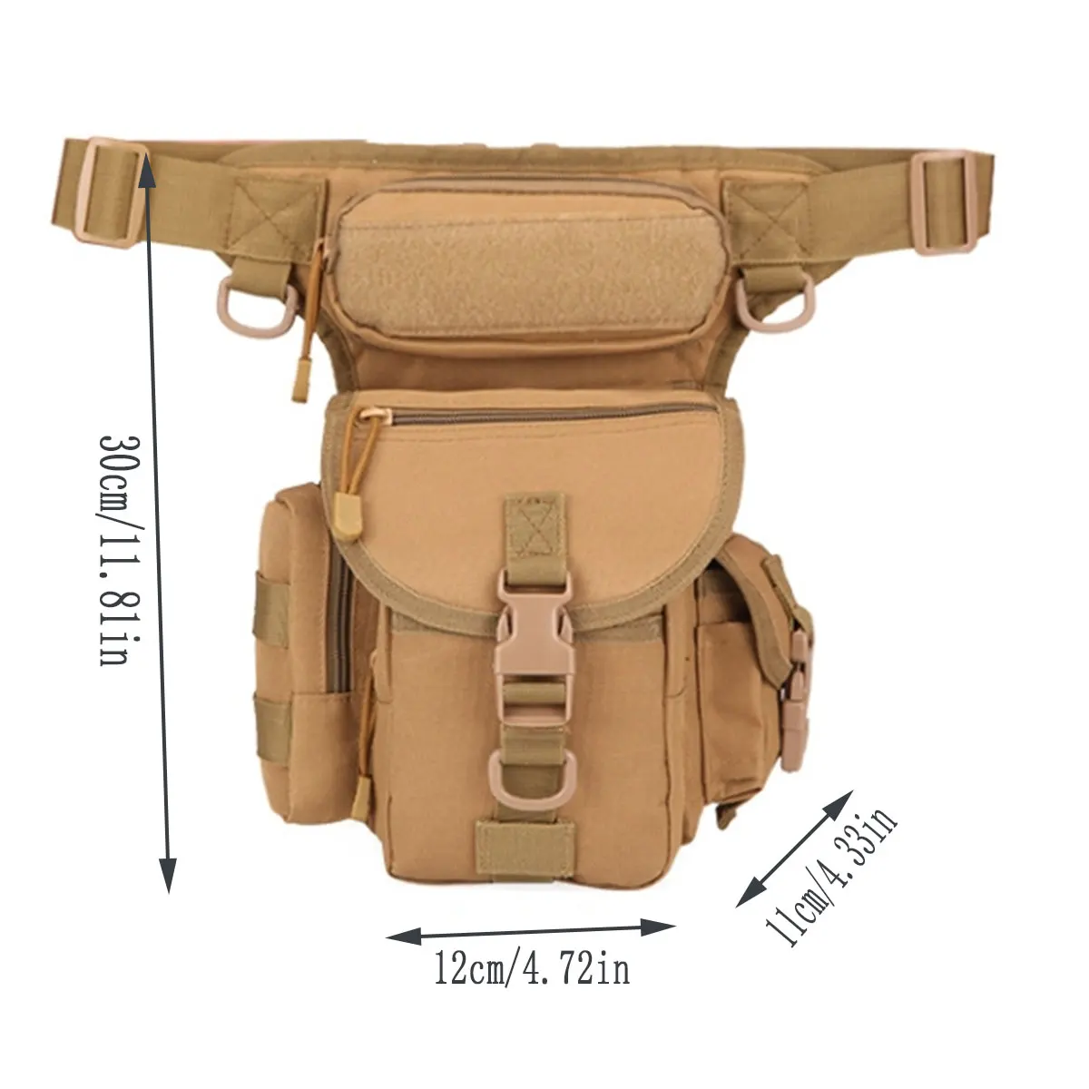 Outdoor hiking Fanny pack Fishing Bike leg bag Camping camo Tactical leg bag Leg Hanging Photography sports leg bag one pack