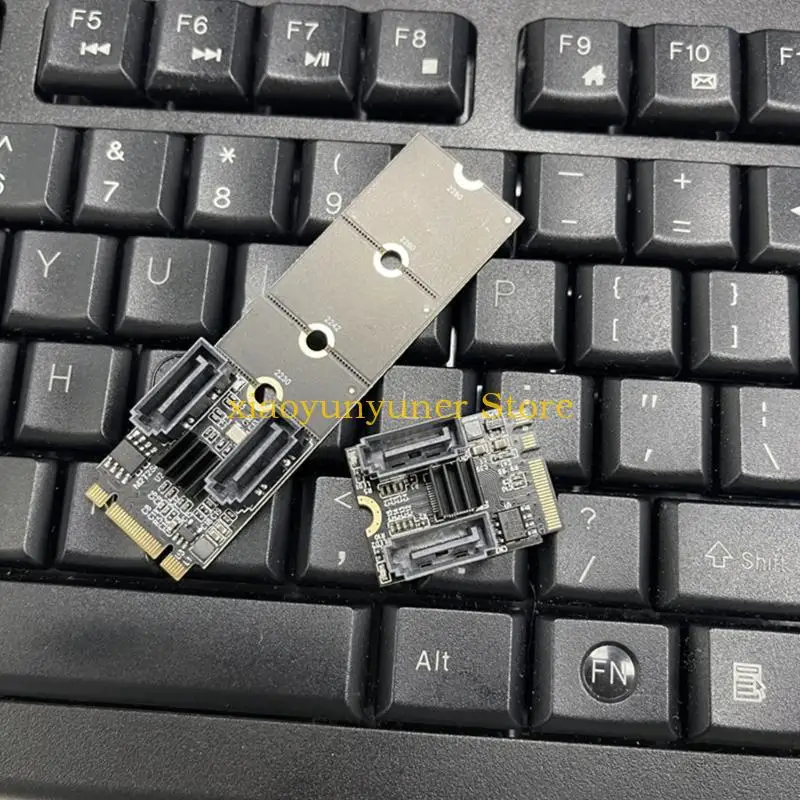 

P9JB M.2 NVME PCI-E на 2 порта Карта адаптера Riser III JMB582 6 ГБ/с Корпус Серверный ПК Расширение компьютера