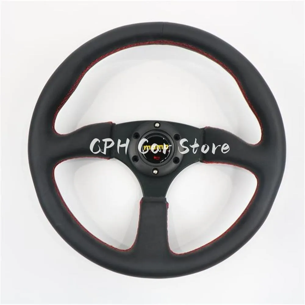 14 inch car modified steering wheel PVC sports sports sports steering wheel 350mm universal track