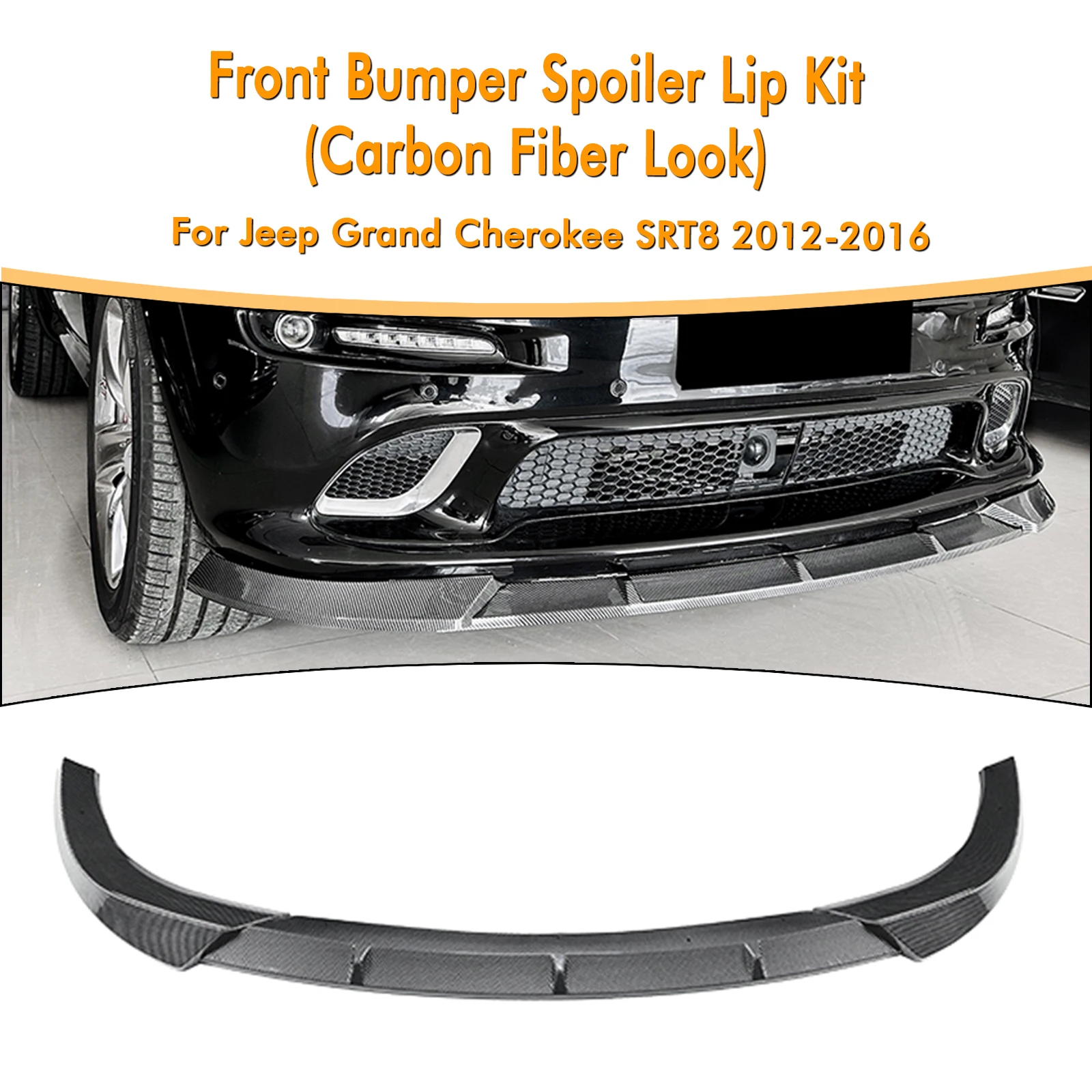 

Для Jeep Grand Cherokee SRT8 2012-2016 передний бампер, спойлер, нижний комплект защиты разветвителя корпуса