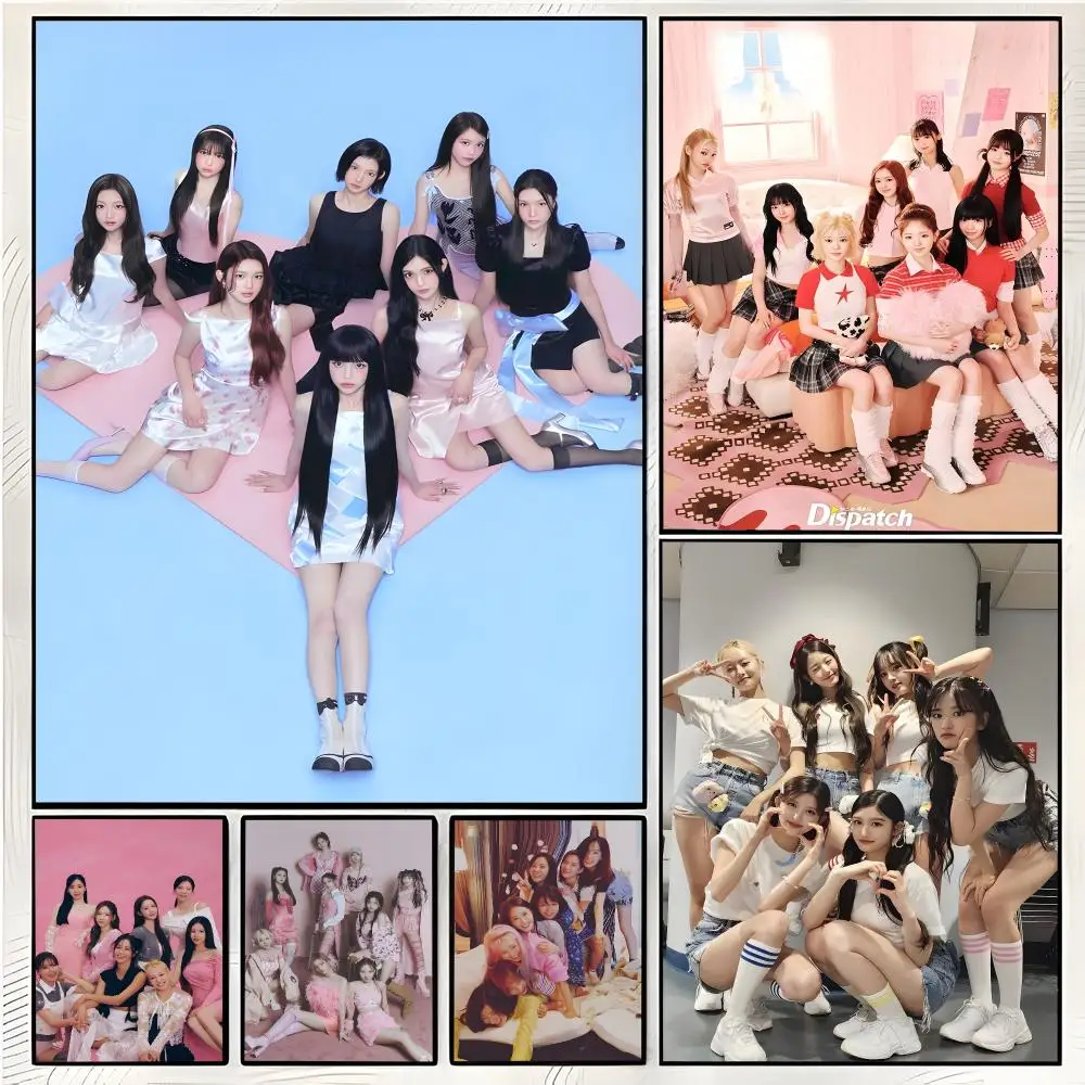 Girls' Generation Kpop Pop Painting Calligraphy Wall Art Mural Living Room Canvas Decor Gifts