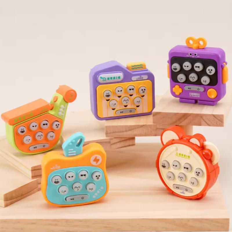 Kids Mini Handheld Whack-a-Mole Press Game Machine Baby Vroeg Onderwijs Draagbaar Educatief Stress Relief Speelgoed