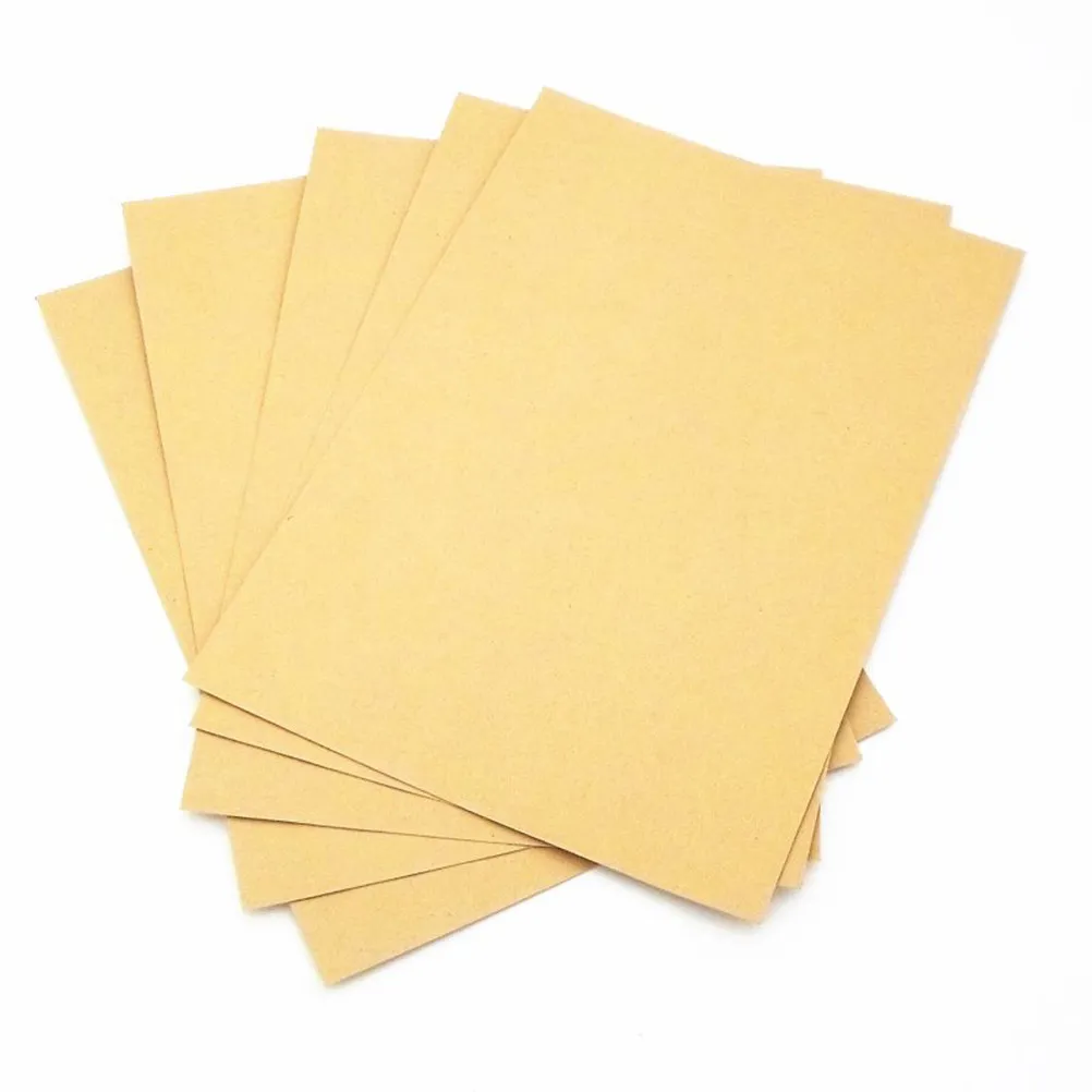 

100Pcs Kraft Paper Envelope Light Brown Blank Plain Classic Mini Envelope for Wedding Gift Tags Business Letter Storage