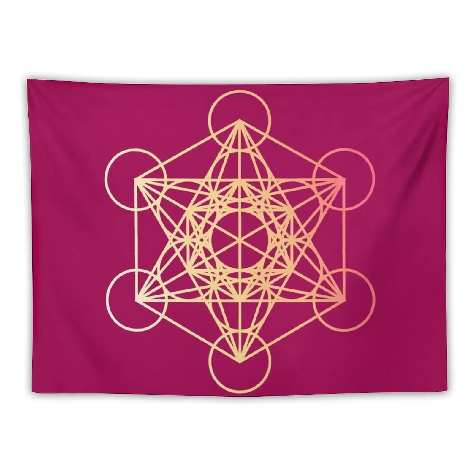 

Metatron’s Cube Tapestry Aesthetics For Room Decoration For Home Wall Decor Tapestry