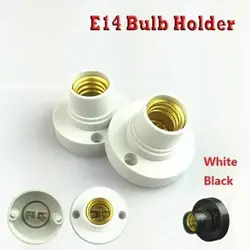 5pcs E14 Lamp Holder Screw Lamp Base Socke Base Light Bulb Socket Holder Flame Retardant And Environmentally Friendly