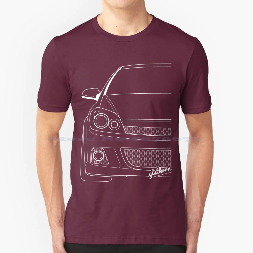 Astra H & Quot ; Silhouette & Quot ; T Shirt 100% Cotton Tee Opel Astra G Enthusiast Opel Astra G Lover Opel Astra G Tuning