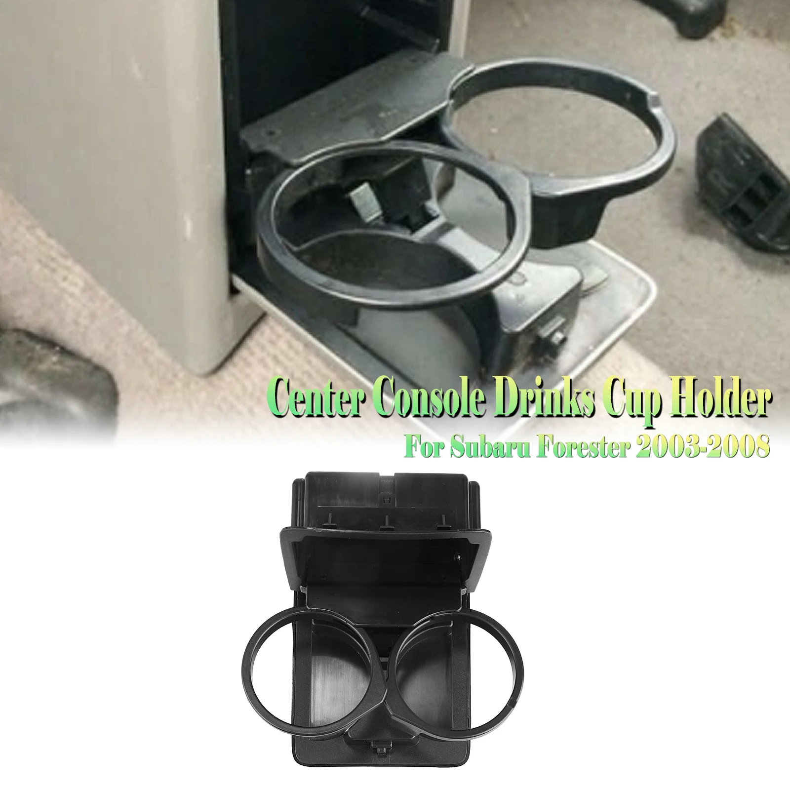 

Interior Center Console Water Drinks Cup Holder For Subaru Impreza 2003 2004 2005 2006 2007 2008