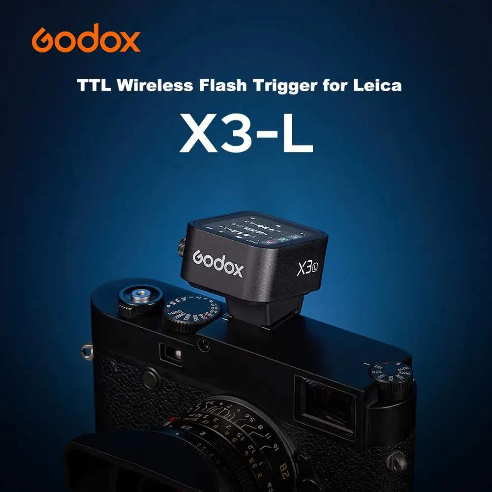 

Godox X3 L TTL 2.4G Wireless Flash Trigger 1/8000s Touch Screen Transmitter for Leica Q3 M11-D D-Lux 8 SL3 SOFORT 2 M6 M8 M9