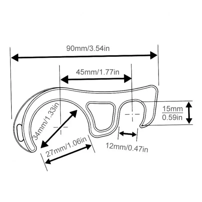 Buckle Braked Light Parking Safety Lock for Motorcycle / Bicycle Accessories