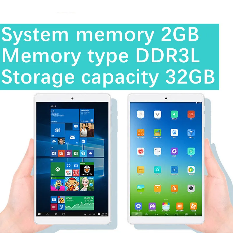 8 INCH BAYi Windows 10 Home 2GB RAM 32GB ROM 32 Bit HD Tablet PC CPU Z3735F WIFI Quad Core 1280*800 IPS Screen Dual Cameras