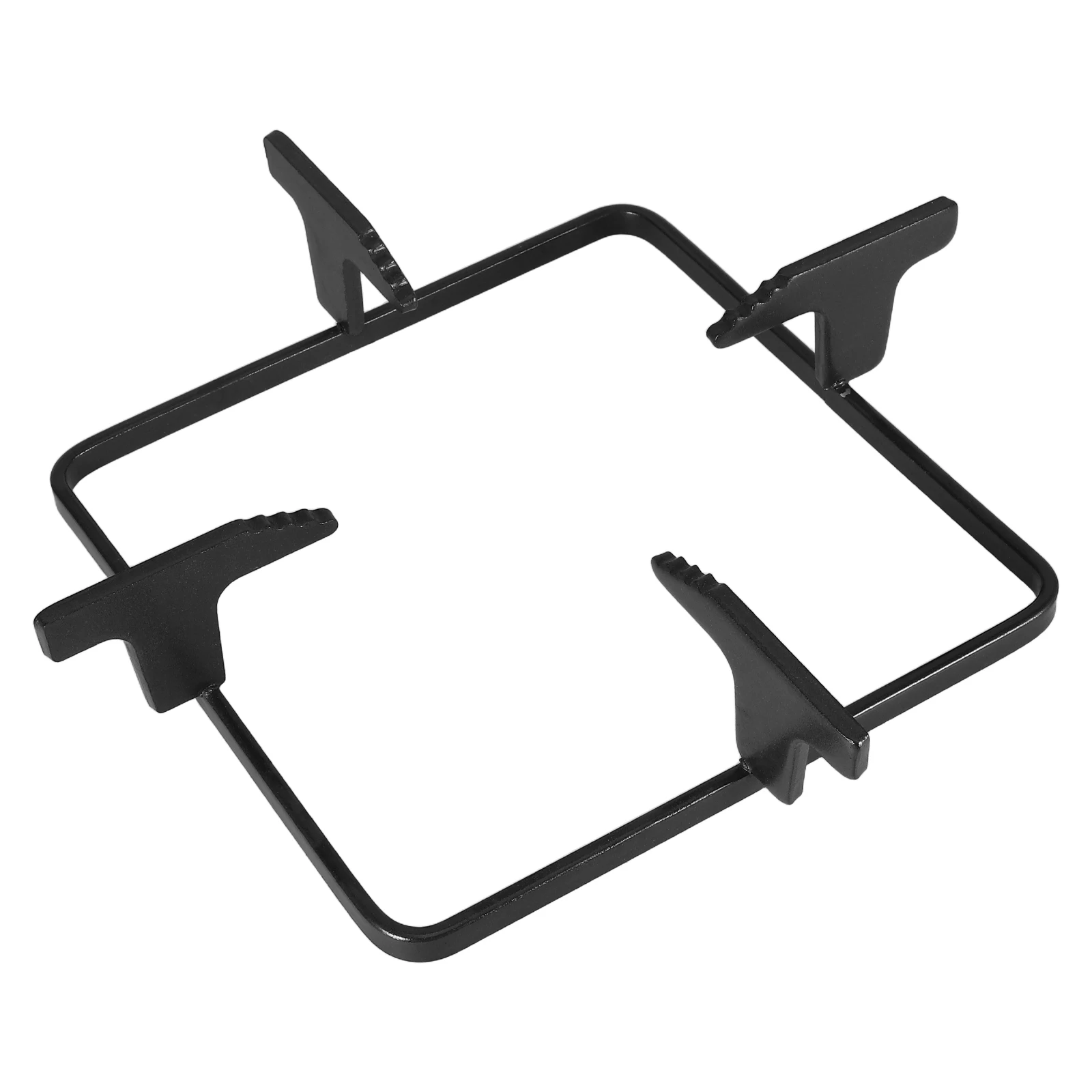 

Cast Iron Gas Stove Riser Non Slip Cooktop Bracket Wok Ring Durable Rectangular Shape Easy Installation Suitable Fit