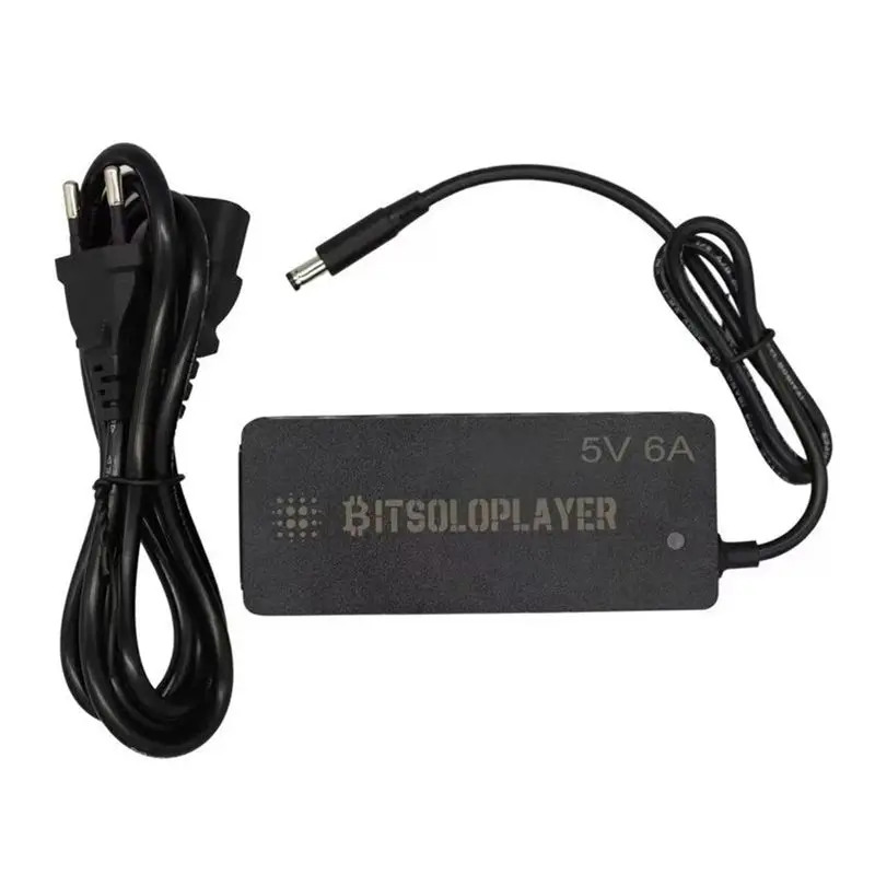 AA08-For 5V 6A 30W DC Power Supply Adapter For Max,Ultra,Gamma,Nerdaxe Power Adapter EU PLUG