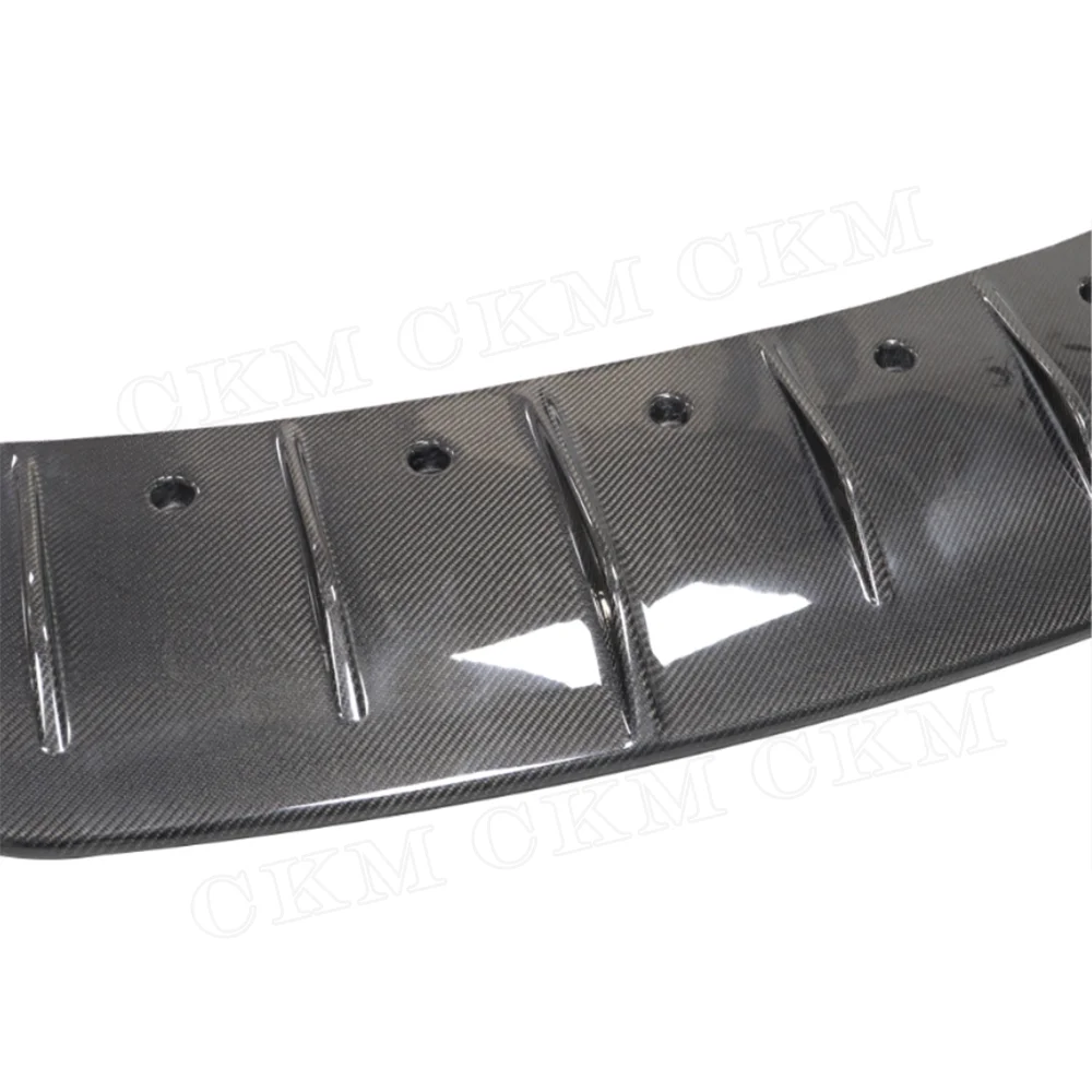 Carbon Fiber Rear Bumper Lip Diffuser Splitters Spoiler for Bentley Continental GT W12 2018-2021 O Style Rear Lip