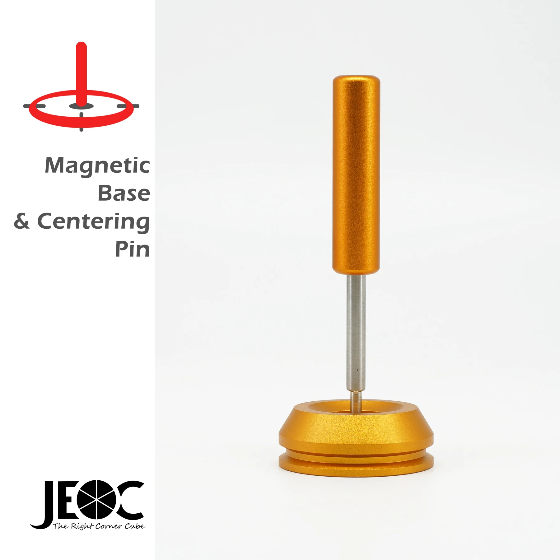 

JEOC Rough Centering Magnetic Base for 1.5" Spherically Mounted Retro-Reflector (SMR), Topography Land Surveying Equipment