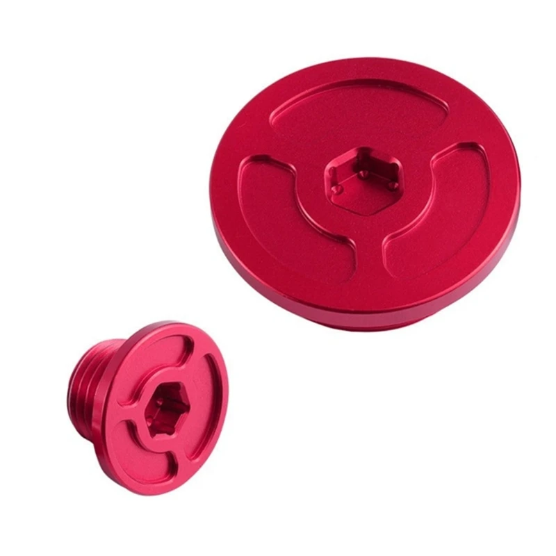 Stylish Oil Drain Plugs Oil Filler Caps Motorcycle Engine Plugs Upgrades Metal Caps Simple Installation for CRF250/450/R AOS