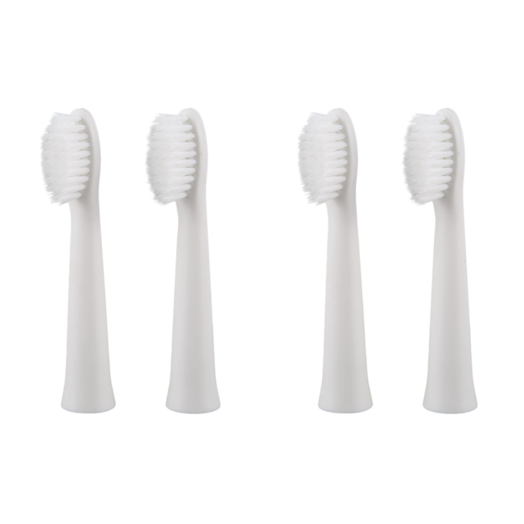 ABVI-Replacement Brush Heads For Panasonic EW0972 Toothbrush, White, 4 Count