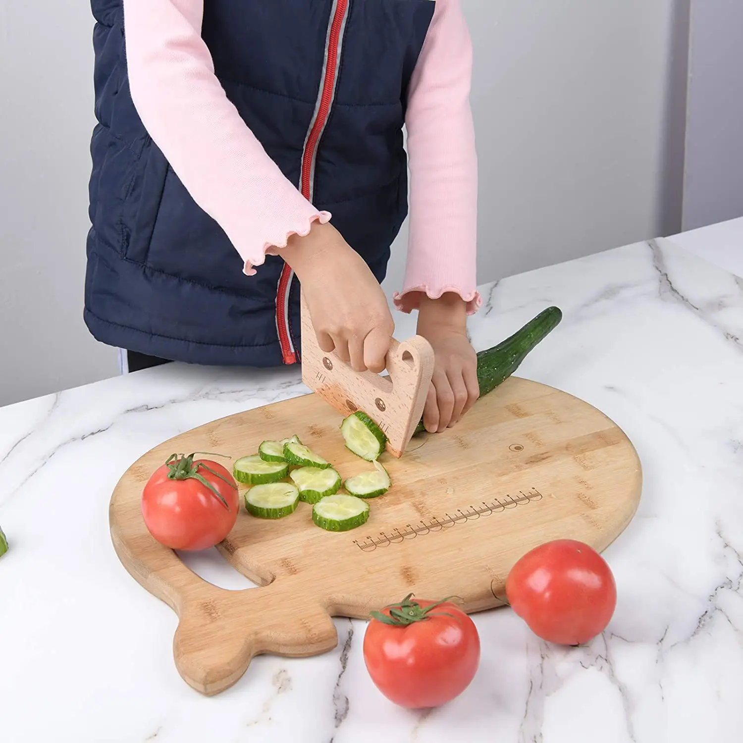 Spielzeug Montessori Bildung Werkzeuge Für Kleinkinder Holz Messer Kinder Kochen Spielzeug Sichere Messer Schneiden Obst Gemüse Chopper Küche