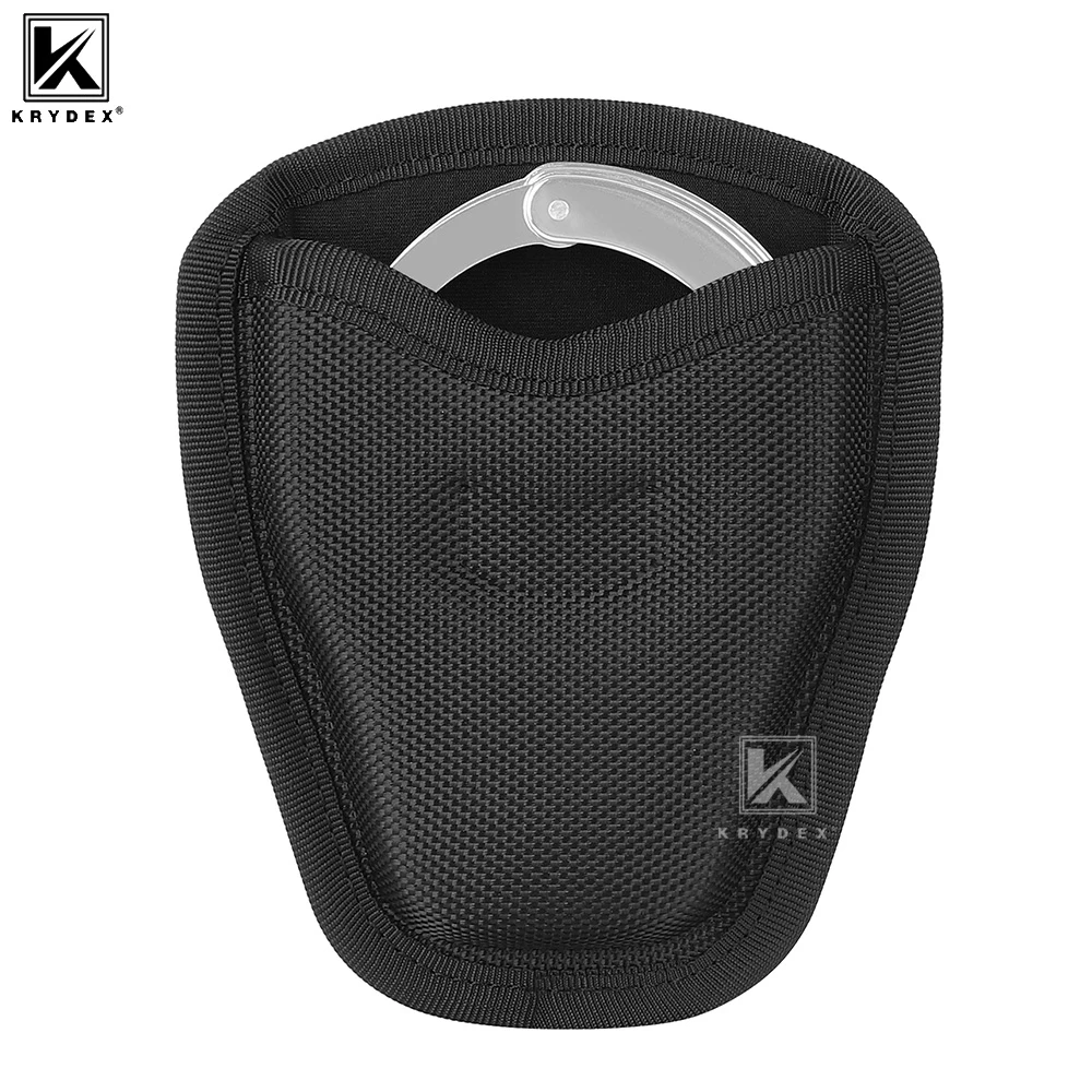 KRYDEX Tactical 1000D Nylon Handcuff Pouch Case Open Top Single Classic Handcuff Pouch Law Enforcement & Security Equipment