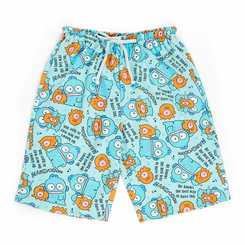 

Sanrio Hangyodon с принтом для взрослых и детей, пижамные шорты с карманом, летние быстросохнущие мягкие легкие пляжные шорты для плавания