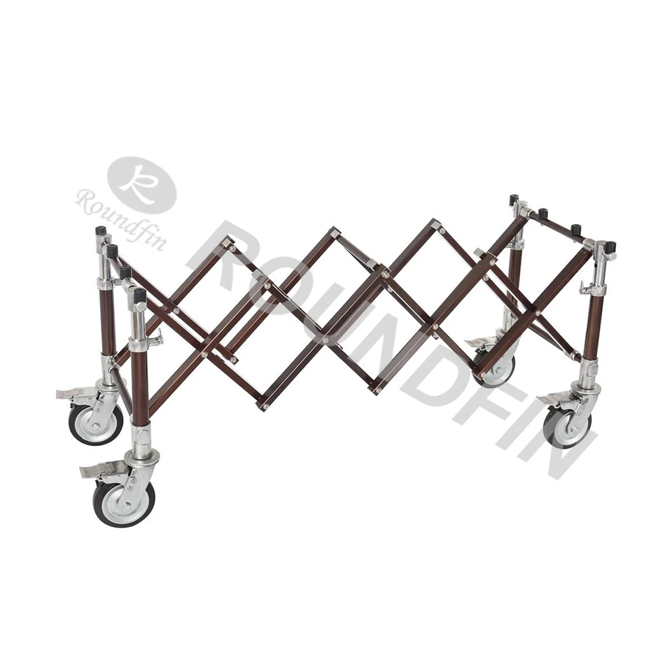 Roundfin Funeral Supplier Mortuary Church Truck Morgue Trolley Church Coffin Casket Display Coffin Trolley
