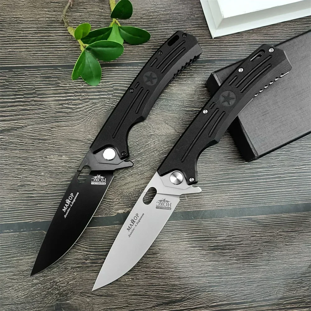 

Russian HOKC Pocket Pocket knife G10 Handle Outdoor tactical Hunting Camping Hiking Survival EDC pocket Knife Men's gift