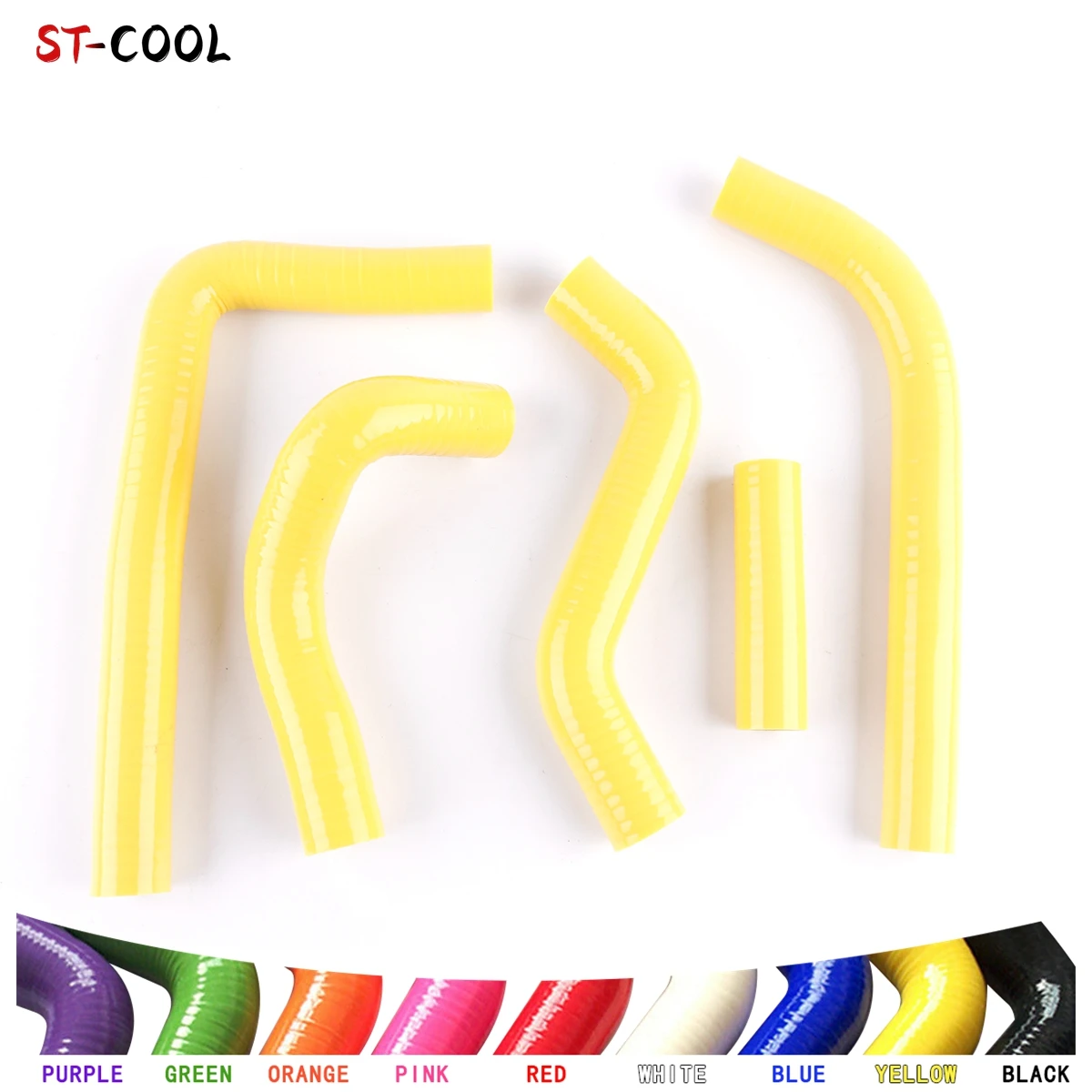 FOR 2008-2014 SUZUKI RMZ 450 RMZ450 2009 2010 2011 2012 2013 Radiator Hoses Silicone Tubes Kit Piping 5Pcs 11 Colors
