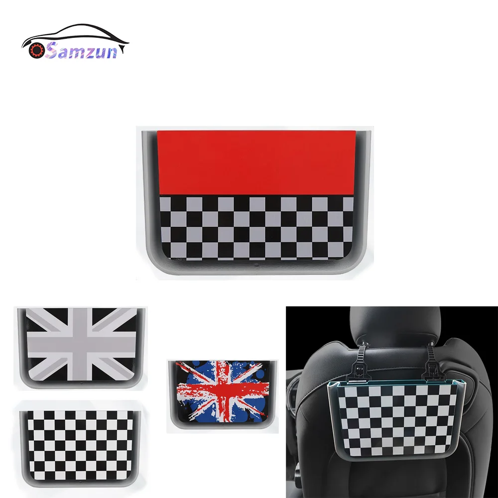 

For MINI Cooper Clubman Countryman Interior Trash Can Garbage For F54 F55 F56 F60 R55 R56 R60 Car Accessories Seat Back Dustbin