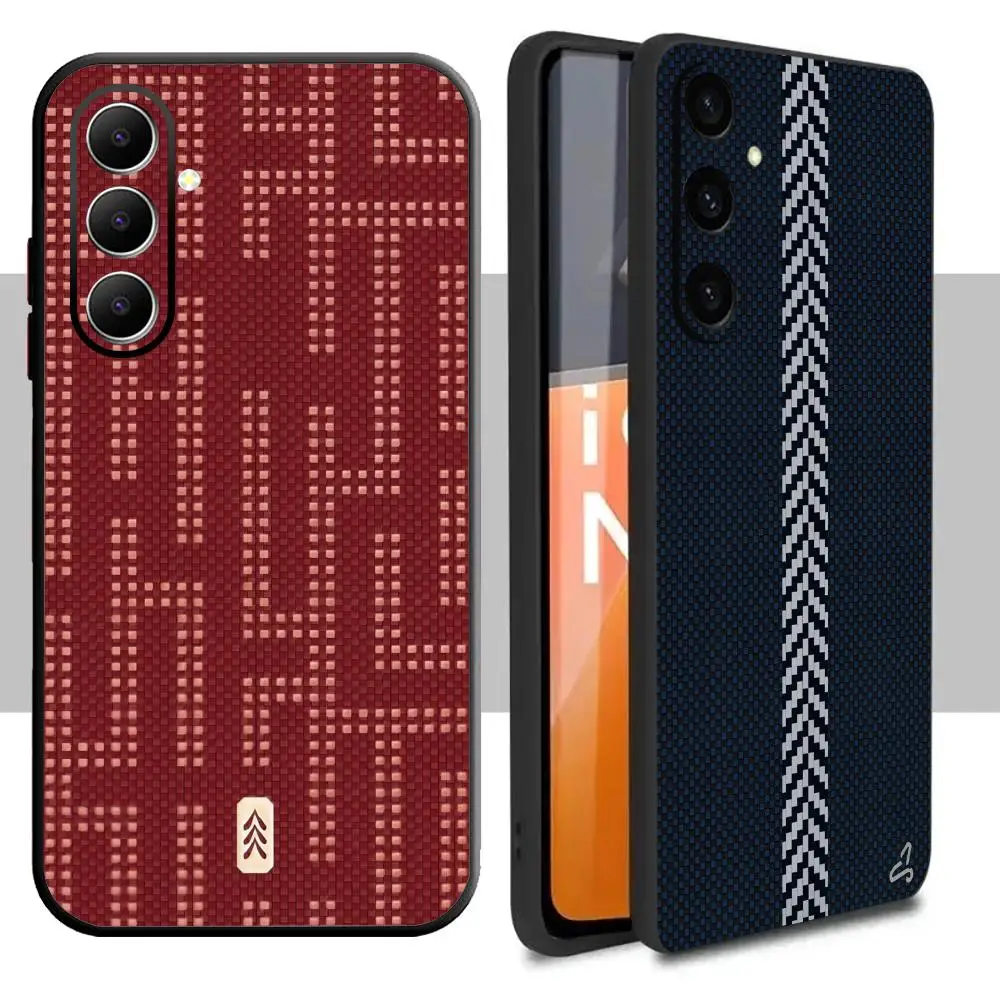 fashion PITAKA PITAKA Phone Case For Samsung Galaxy A16 A56 A36 A26 A06 A55 A54 A15 A35 A25 Soft Black