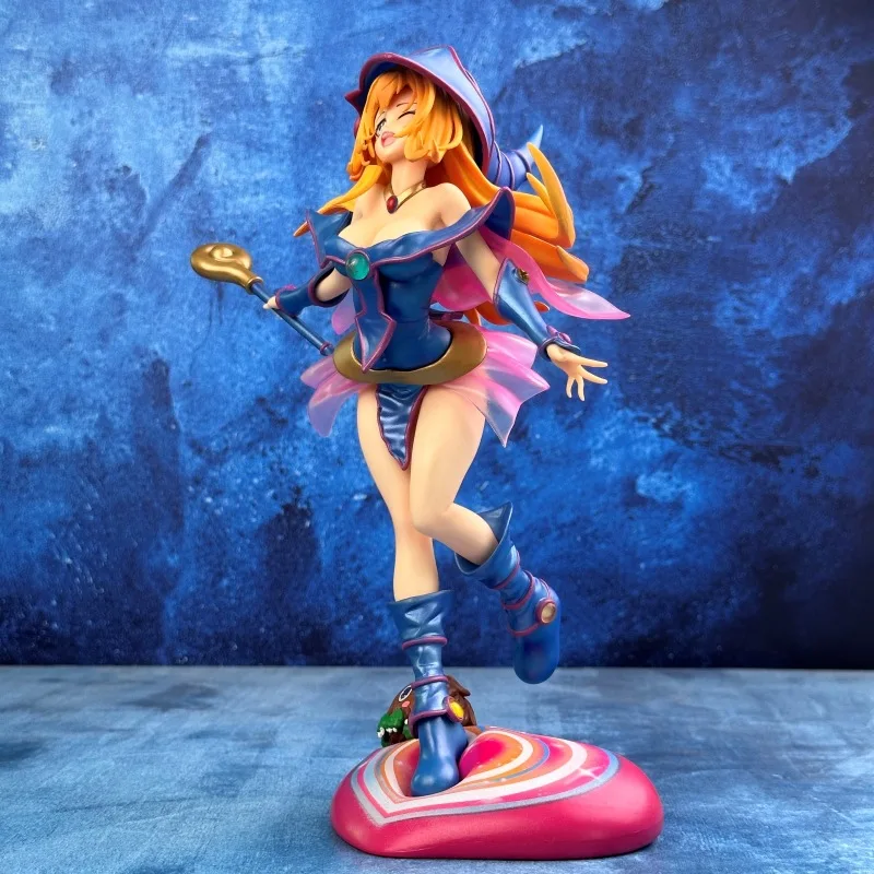 

Ю-Ги-О! Фигурка Yami Yugi из Duel Monsters, Девушка-Тёмный Маг, коллекционная модель из ПВХ, украшение для рабочего стола, игрушка, подарок