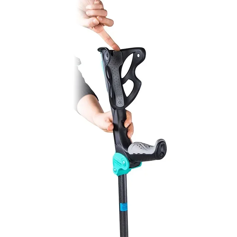 Anti-slip Height Adjustable Shock-absorbing Medical Crutches Elbow Crutch,Orthopedic Crutches,Aluminum Alloy Elderly Walking Aid