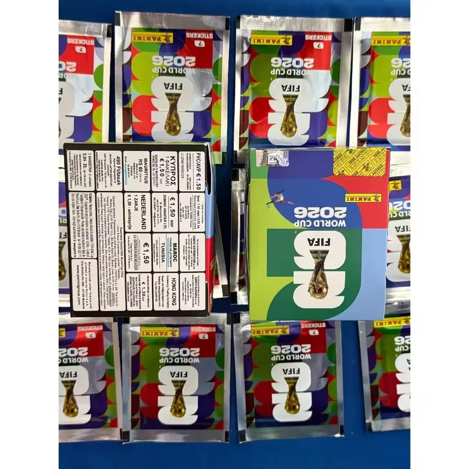 New In Stock 2026 Panini FIFA World Cup Sticker PANINI Soccer Card Soccer CardsMemorabilia Collection Panini Football Card Gift