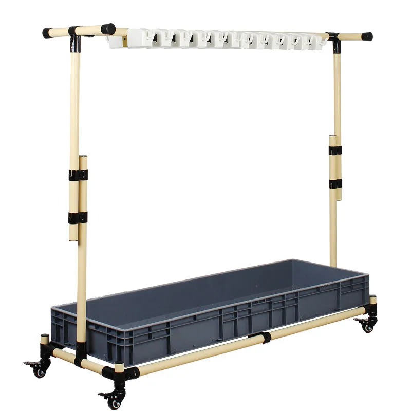 

Sea rack, movable mop, floor rack, metal broom storage mop rack