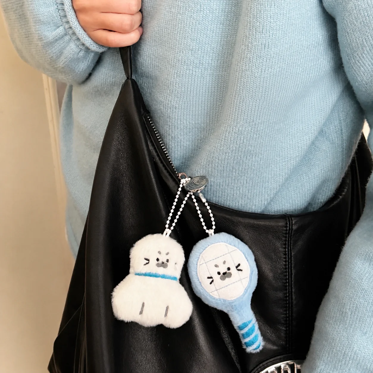 Food Charm Keychain Plush Plush Hanging Pendant Plush Seal Keychain Sweet Food Themed Keychain For Luggage School Bag Small Gift