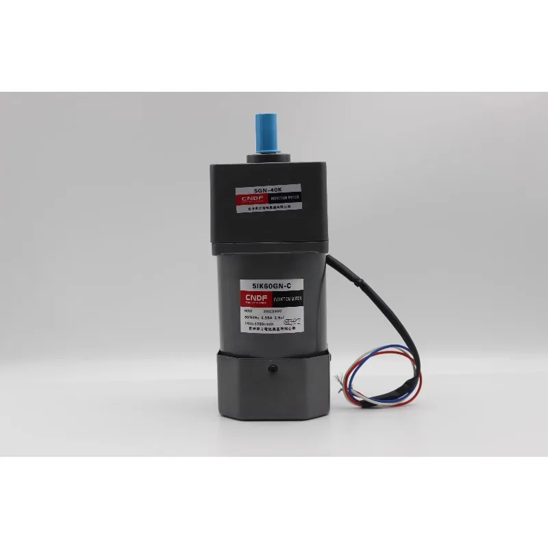 Three-Phase Six-Wire Motor 5IK60GN-C - 60W Power, 380V/220V Voltage, Ideal for Small-Scale Industrial Drives
