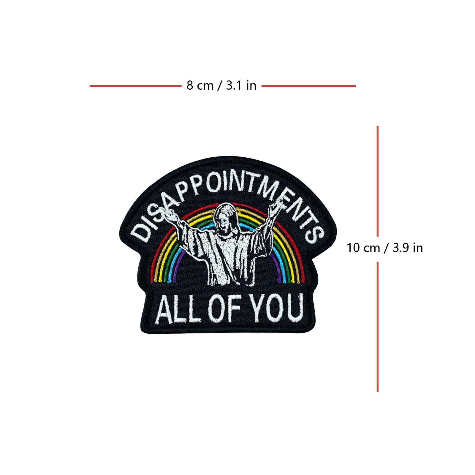 Parche táctico velcro bordado Disappointments all of you para MOLLE - imagen 2