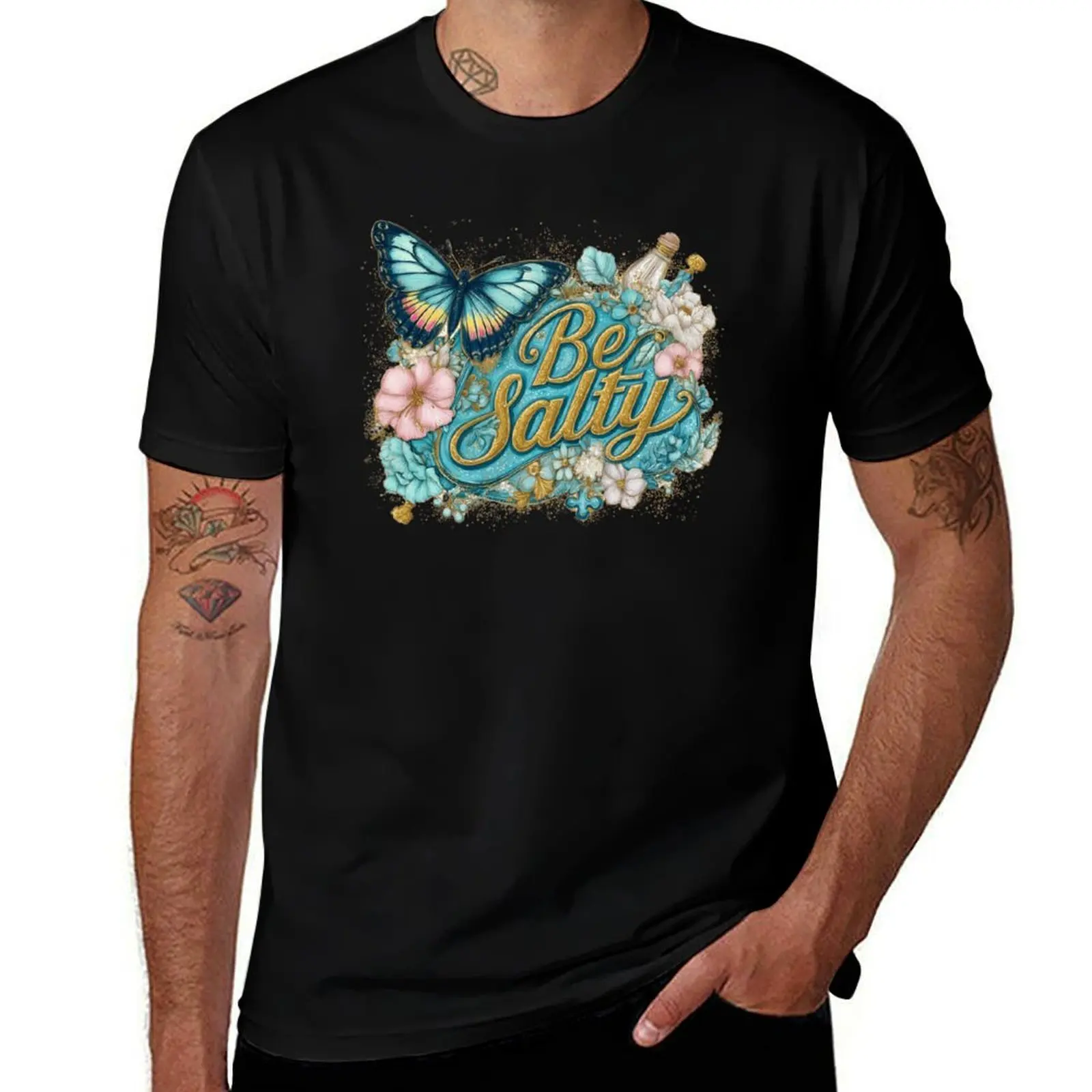 

Be Salty, Stay Salty T-Shirt vintage t shirts Anime t-shirt football t shirt Luxury man mens graphic t-shirts