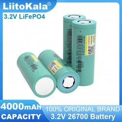 LiitoKala 3.2v 26700 4000mAh LiFePO4 Rechargeable battery 3c discharge diy 24v 36v 48v Electric tricycle Batteries pack Grade A