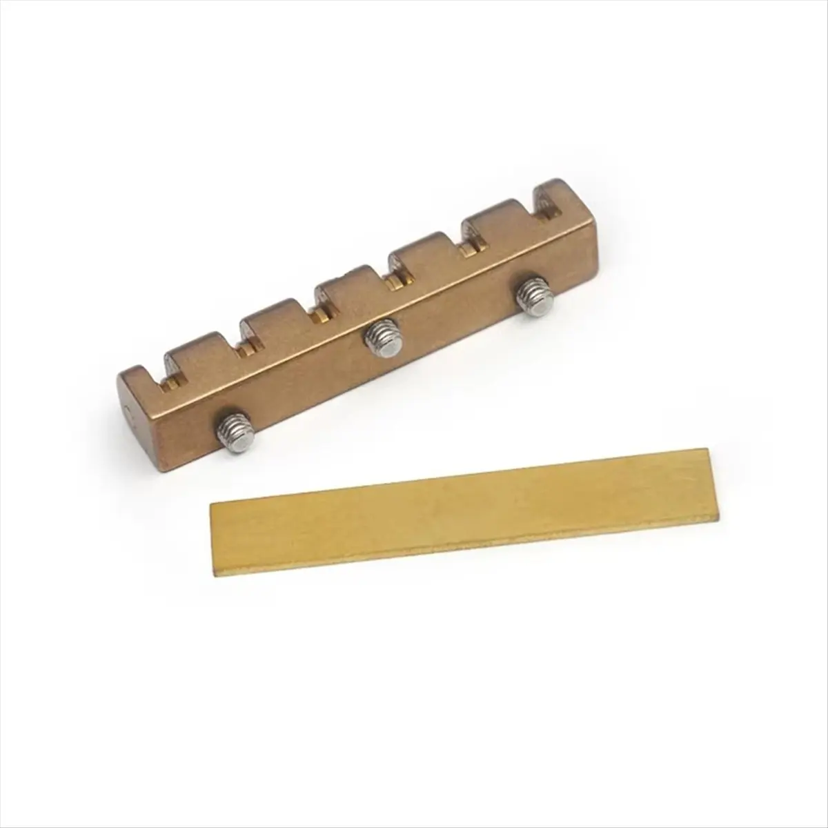 (ABYM) 43MM Adjustable Brass Roller Guitar Nut for LP,SG Style Electric Guitars,Replacement Parts for Enhanced Tuning Stability