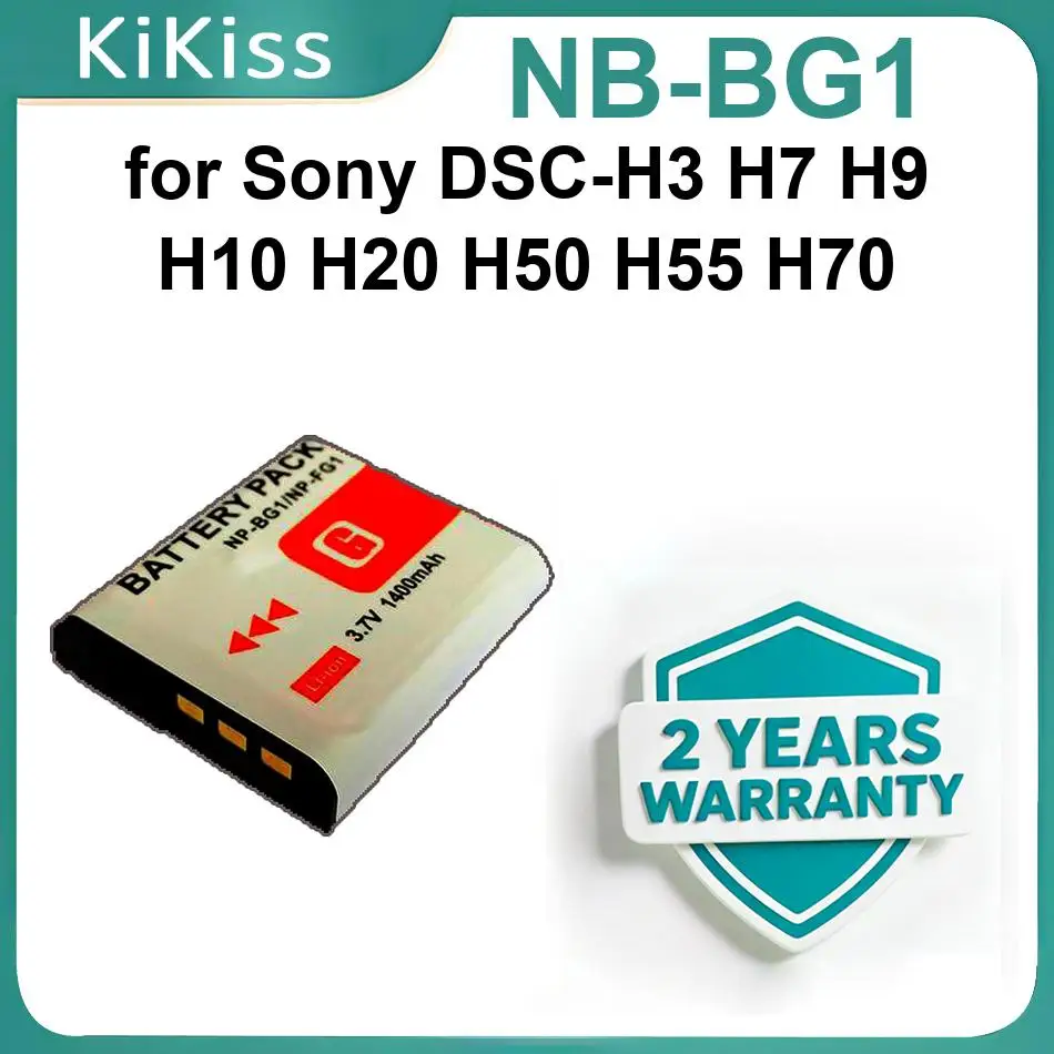 

NB-BG1 Batteries For Sony DSC-H3 H7 H9 H10 H20 H50 H55 H70 High-Performance Camera Battery