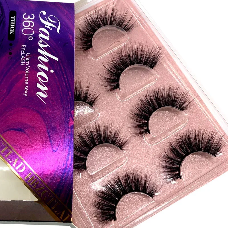 HBZGTLAD False Eyelash 3D Mink Lash 100% Cruelty Free Lashes Cilios Dramatic Reusable Natural Eyelashes Popular Fake Lashes Make